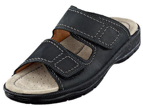 Jomos Pantoletten H - volle Weite Bequem schwarz