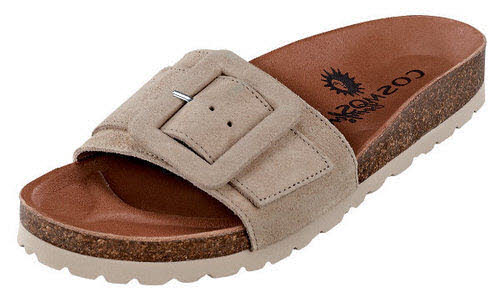 Cosmos Pantoletten F - normale Weite Bequem beige