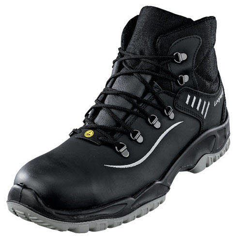 Leopard Arbeitsschuhe G - bequeme Weite Arbeitsschuh schwarz