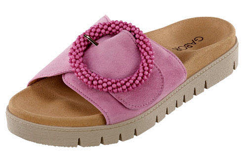 Gabor Fashion Pantoletten F - normale Weite Bequem rosa