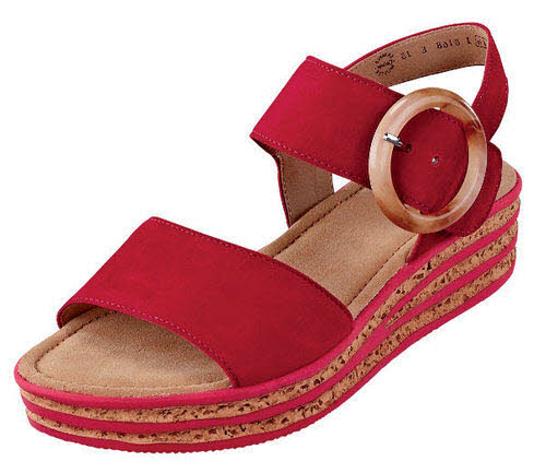 Gabor Sandalen F - normale Weite Casual rot