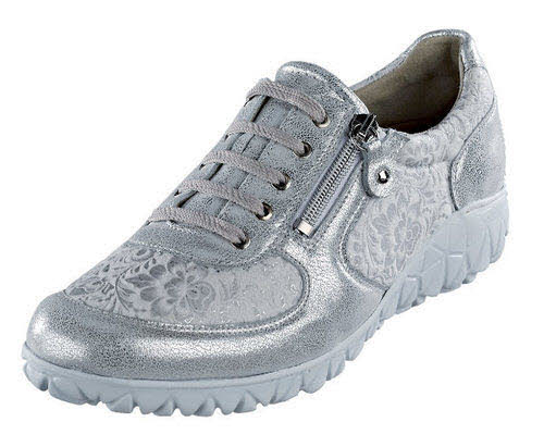 Waldläufer Halbschuhe H - volle Weite Bequem silber
