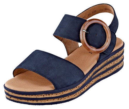 Gabor Sandalen F - normale Weite Casual blau