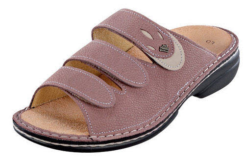 Finn Comfort Pantoletten H - volle Weite Bequem rosa