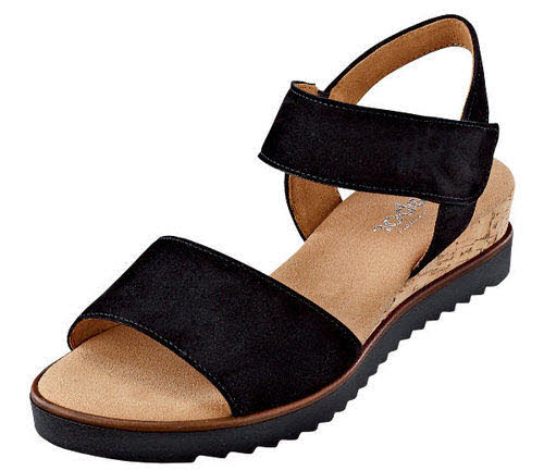 Gabor Comfort Sandalen G - bequeme Weite Casual schwarz