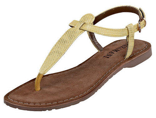 Lazamani Sandalen F - normale Weite Casual gelb