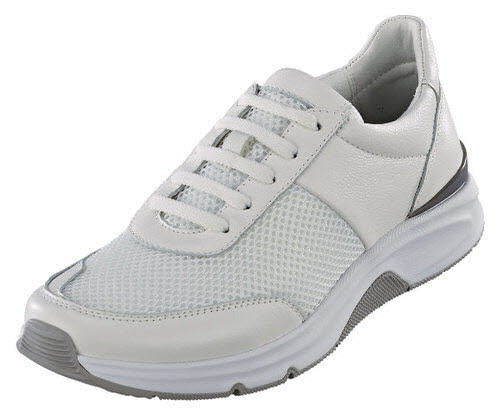 Rollingsoft Halbschuhe G - bequeme Weite Casual weiß