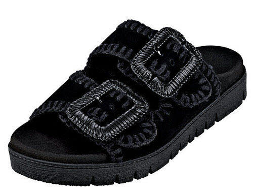 Gabor Fashion Pantoletten F - normale Weite Bequem schwarz