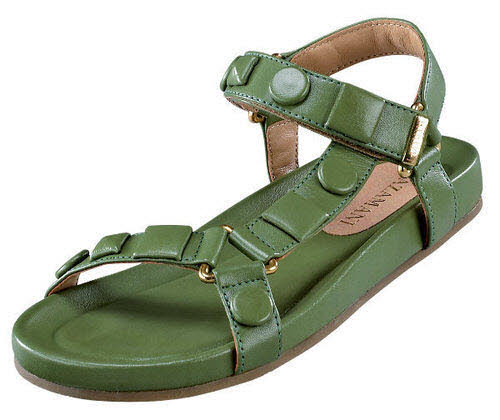Lazamani Sandalen F - normale Weite grün