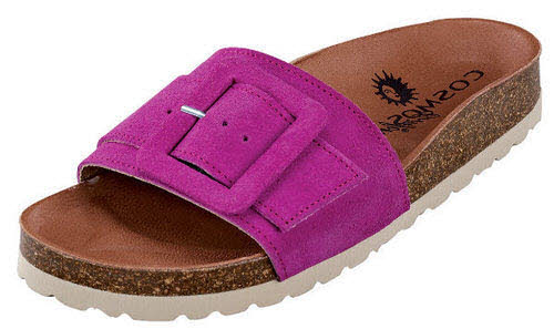 Cosmos Pantoletten F - normale Weite Bequem rosa