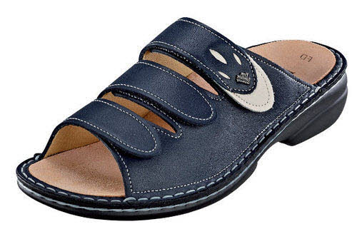 Finn Comfort Pantoletten H - volle Weite Bequem blau