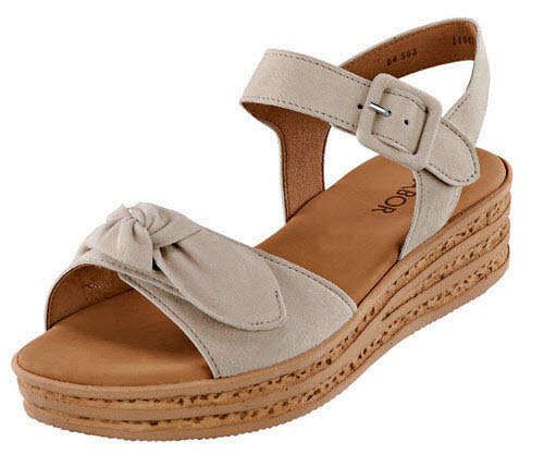Gabor Fashion Sandalen F - normale Weite Casual beige