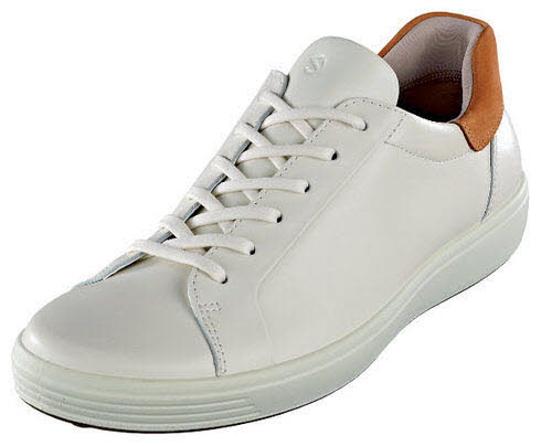 Ecco Halbschuhe G - bequeme Weite Sneaker weiß