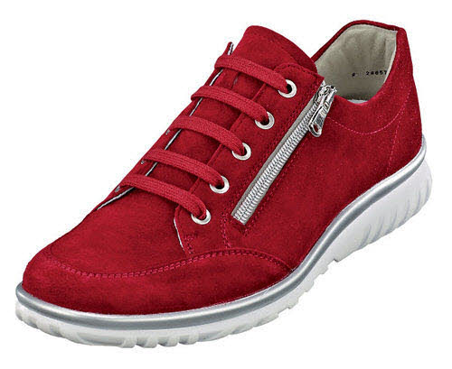 Semler Halbschuhe H - volle Weite Bequem rot