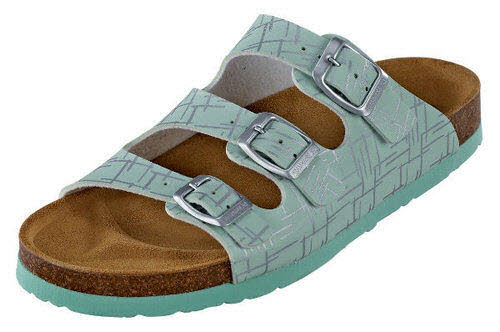 Dr.Brinkmann Pantoletten F - normale Weite Bequem teal